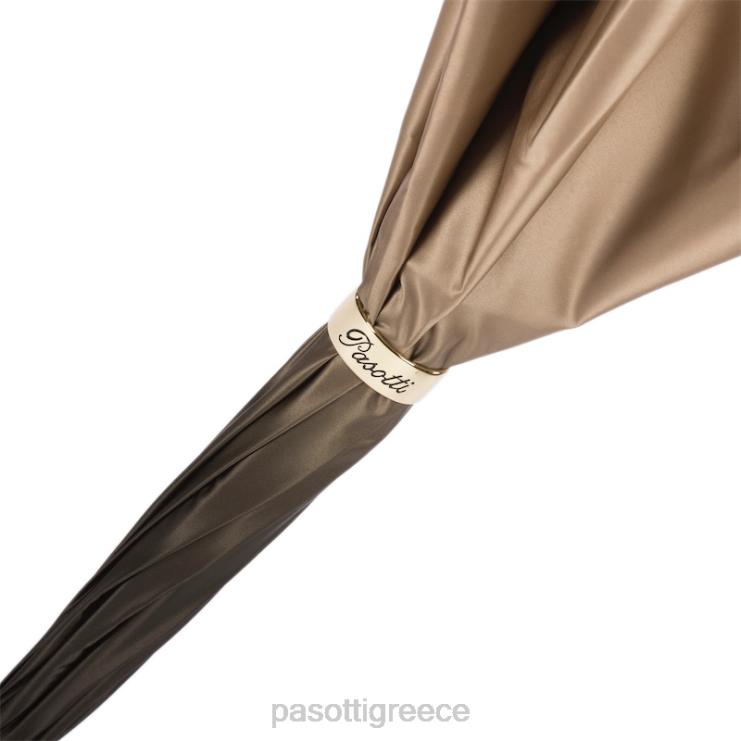 ομπρέλα | PASOTTI 189 21285-1 p - ομπρέλα από ελεφαντόδοντο με ριγέ εσωτερικό διπλό ύφασμα 2N6B8459 γυναίκες